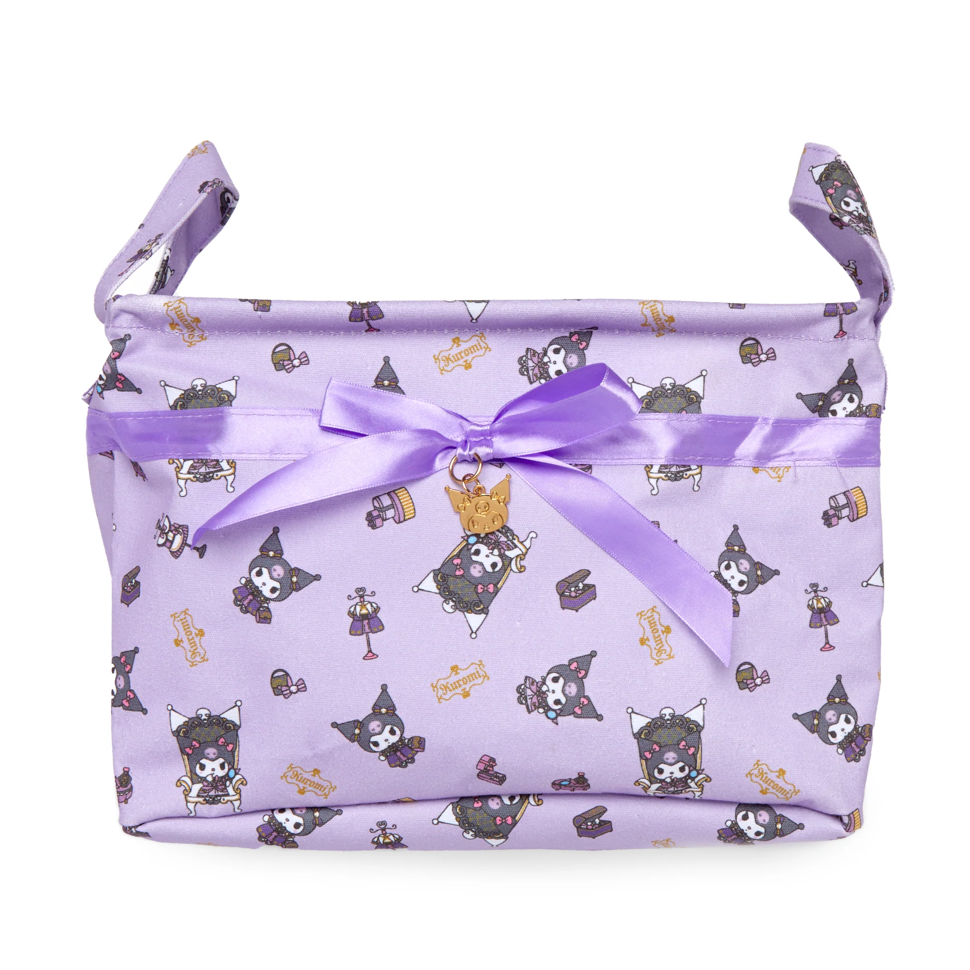 Kuromi Fabric Storage Bin (Royal Princess Series)