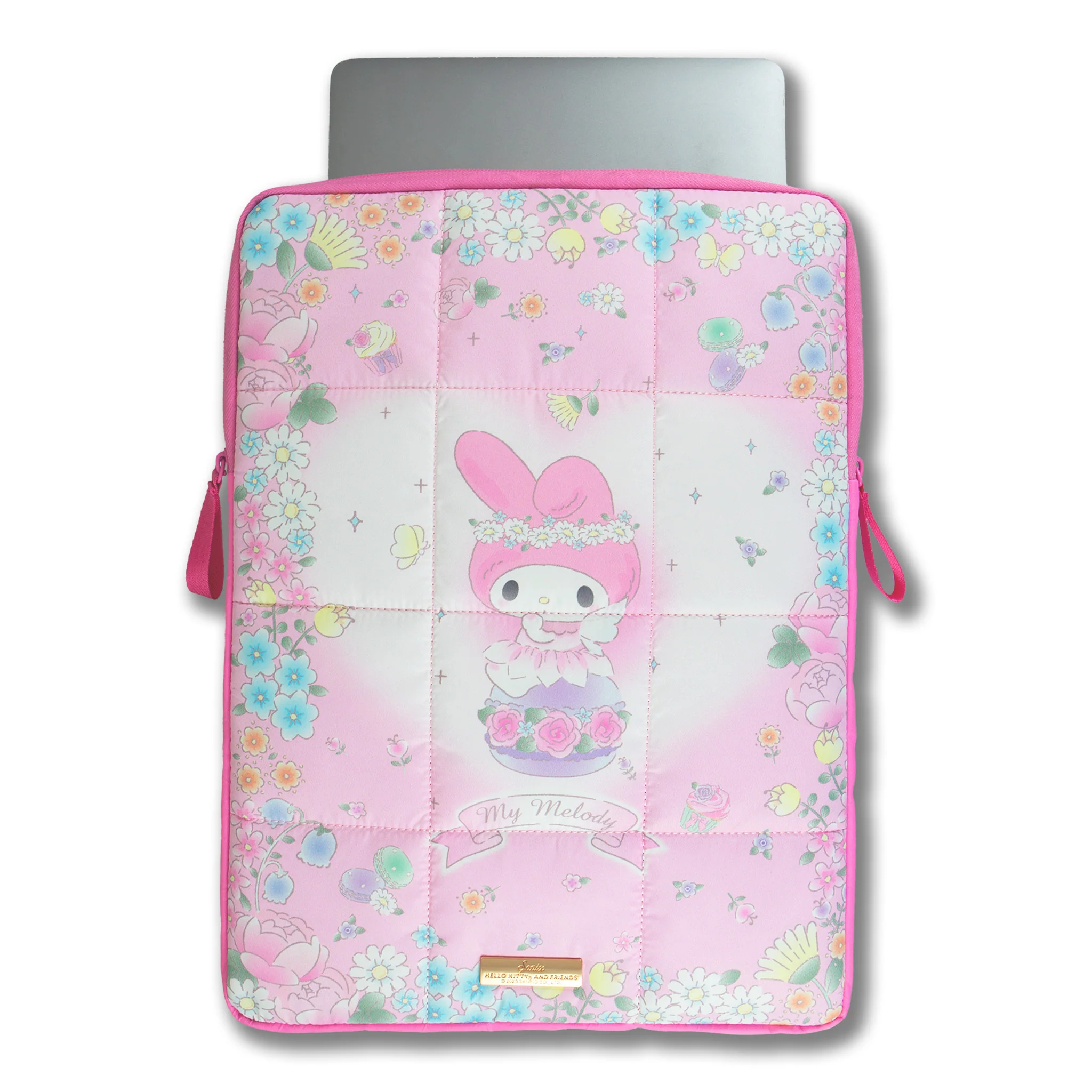My Melody x Sonix Fairy 50th Anniv. Puffy Laptop Sleeve