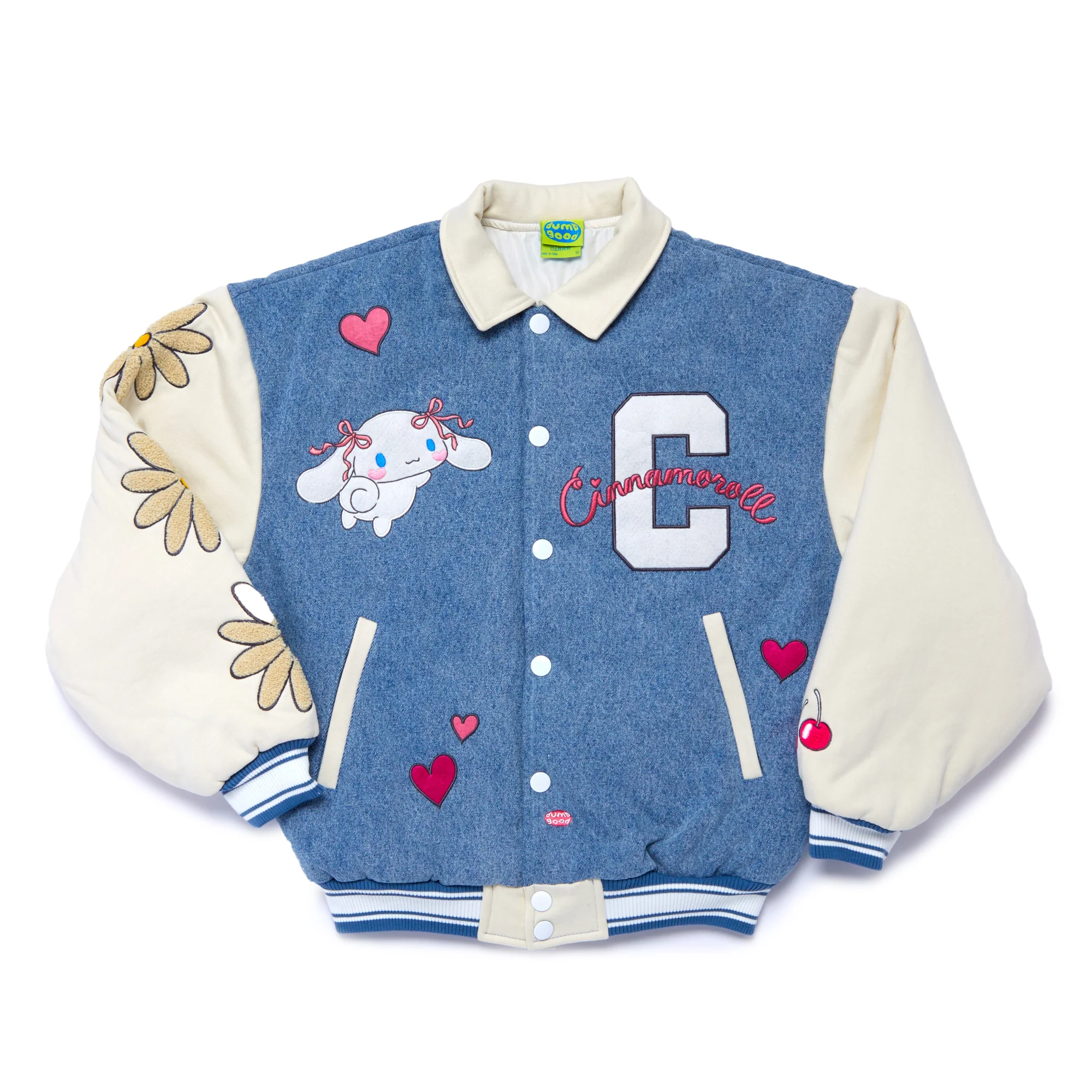 Cinnamoroll x Dumbgood Varsity Jacket