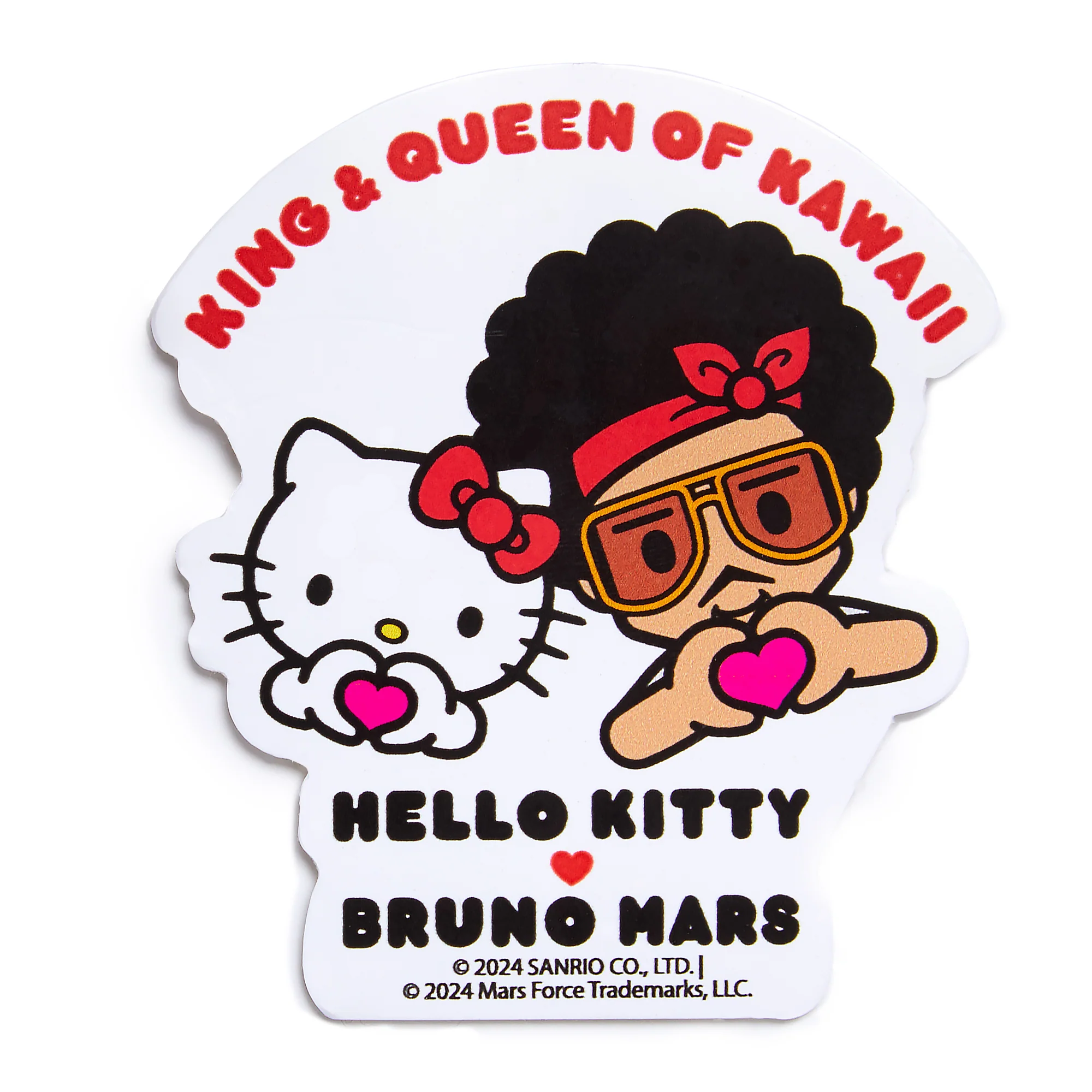 Hello Kitty x Bruno Mars Oversized Sticker