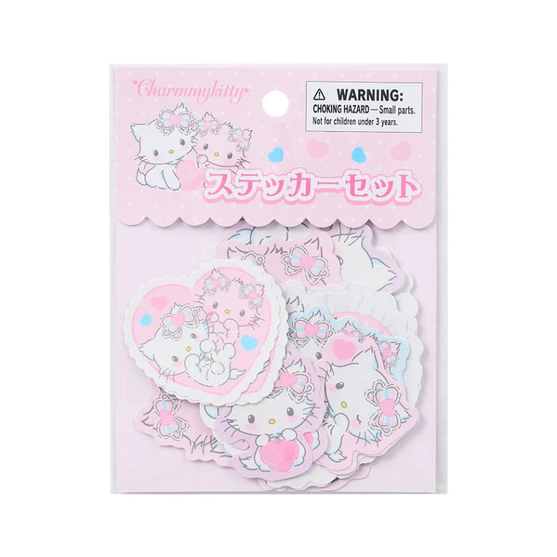 Charmmy Kitty 16-pc Sticker Pack (Heisei Fluffy Heart Series)