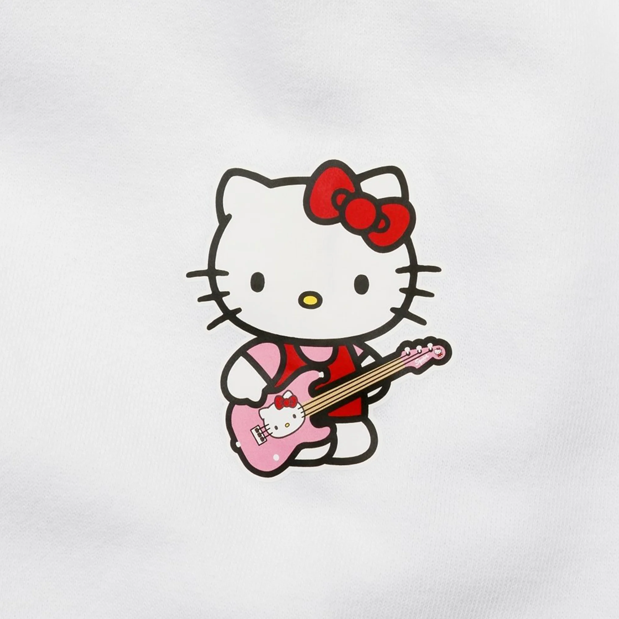 Hello Kitty x Fender White Sleeve Logo Hoodie