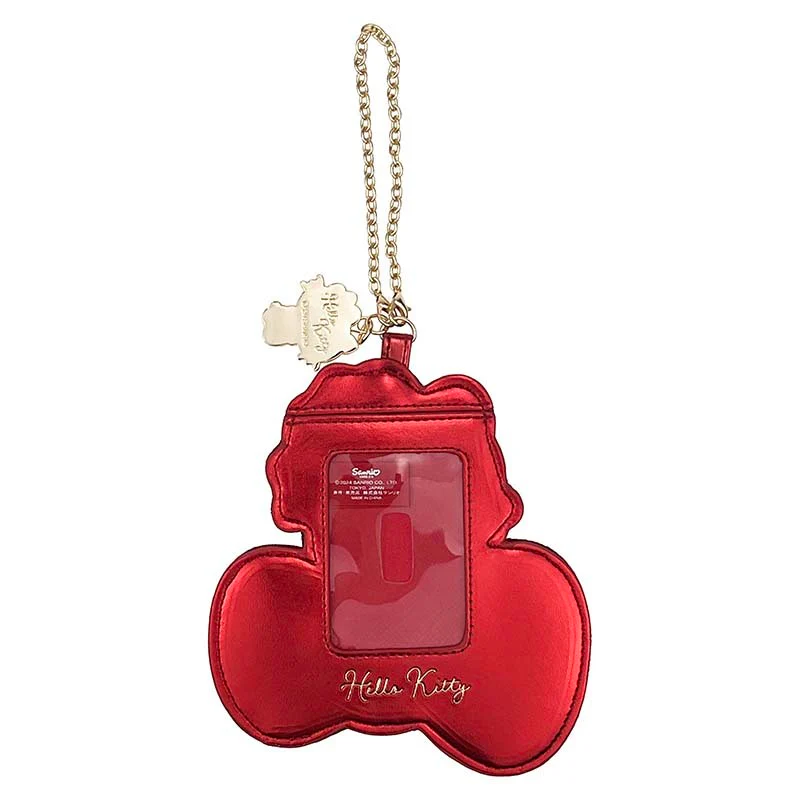 Hello Kitty 50th Anniv. ID Card Holder (Metallic Bow Series)