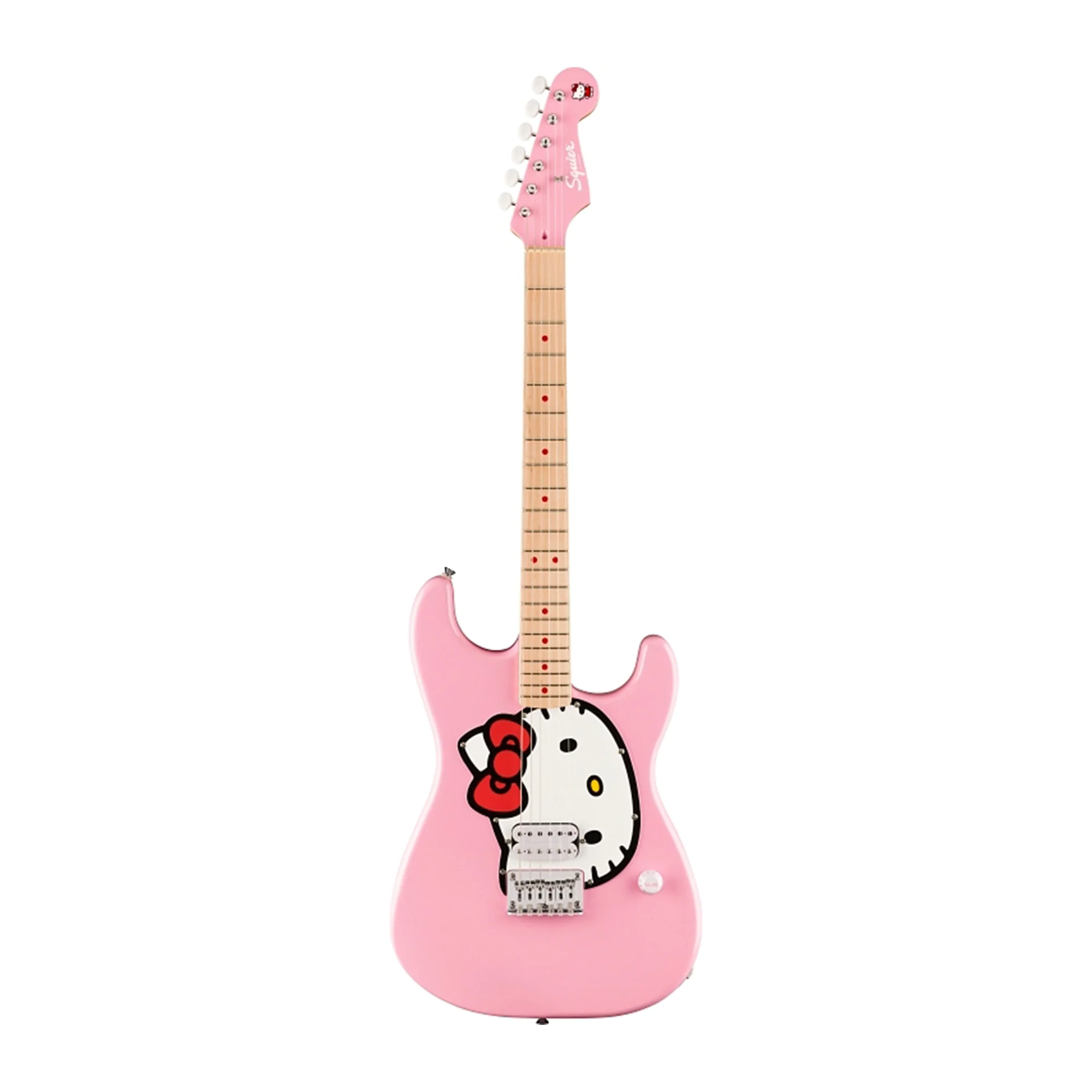 Hello Kitty x Fender Pink Stratocaster Guitar