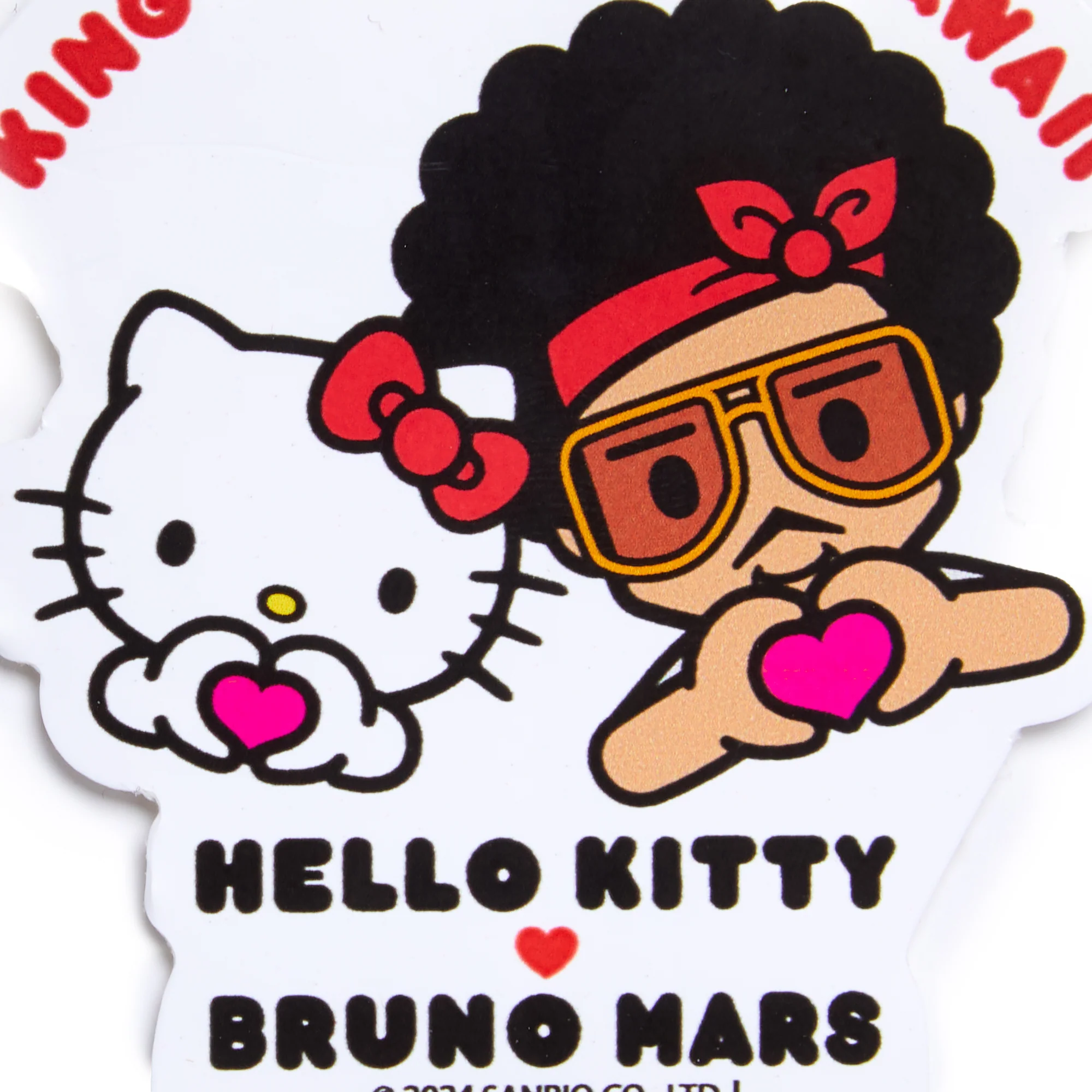 Hello Kitty x Bruno Mars Oversized Sticker