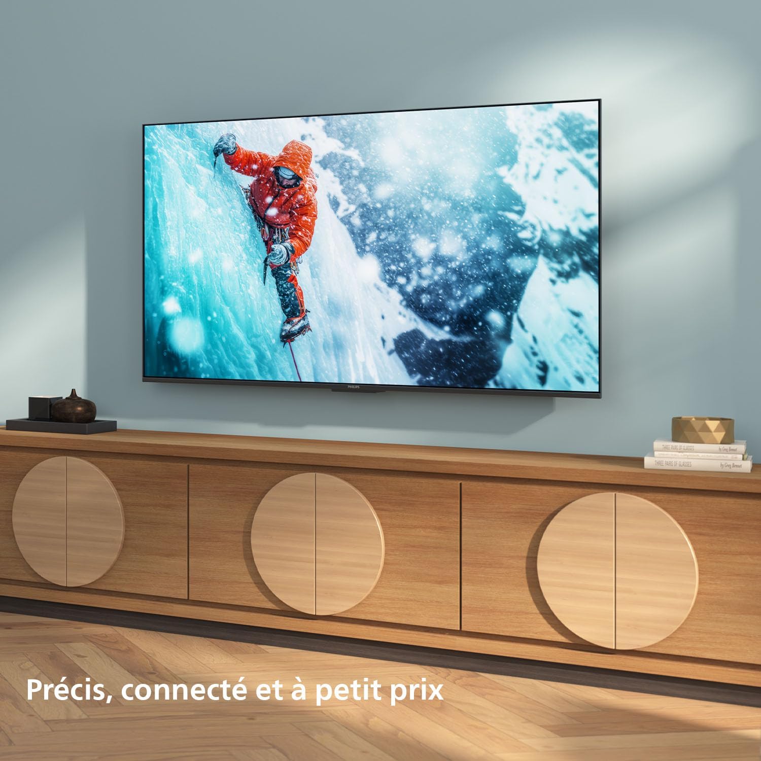 Philips 43PUS7200 4K LED Smart TV - Écran 43 Pouces avec Plateforme Pixel Precise Ultra HD, Titan OS et Son Dolby Atmos - Compatible Alexa et Assistant Vocal Google
